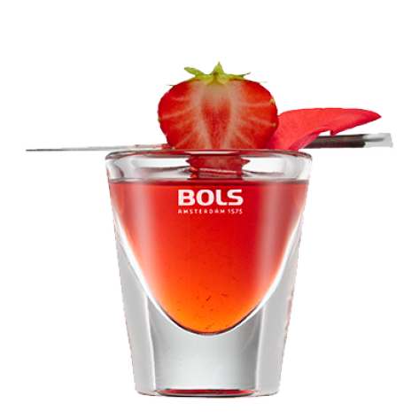 Love Is Hot z likierem Bols Strawberry